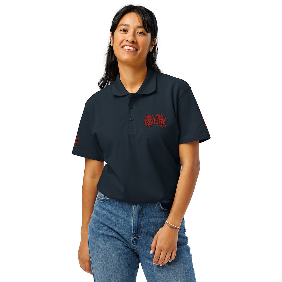 Thumbnail: King Lazer Premium pique polo shirt