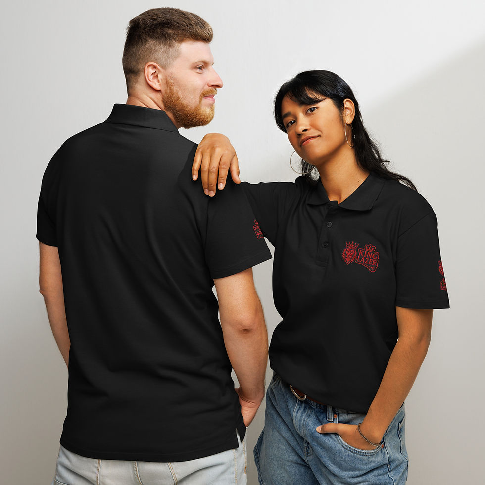 Thumbnail: King Lazer Premium pique polo shirt