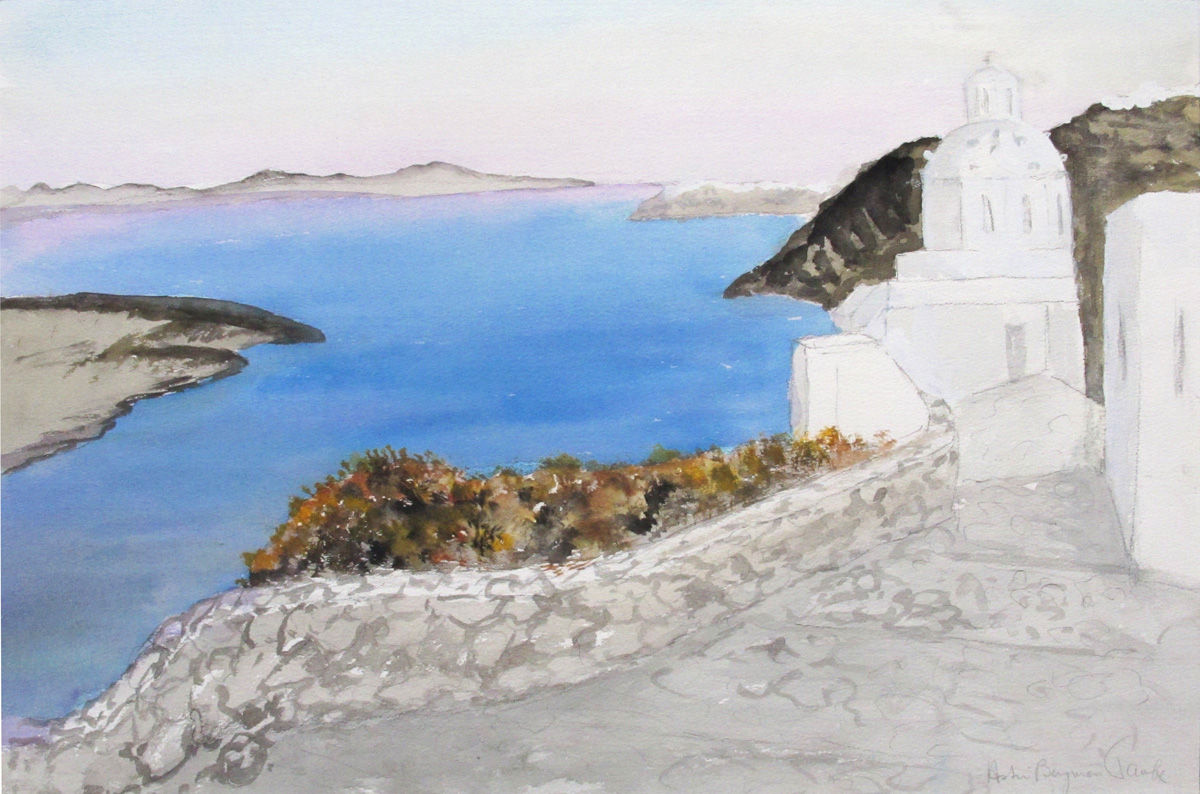 Astri Bergman Taube, "Kapell i Thira..."