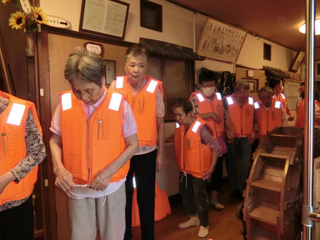 夏の避難訓練☀️☀️☀️