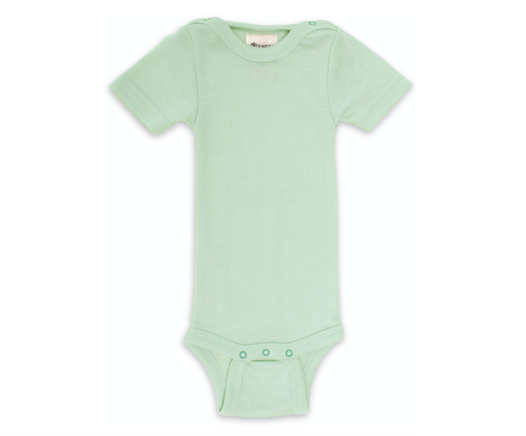 Body Engel in lana - seta colore  Menta Pastello