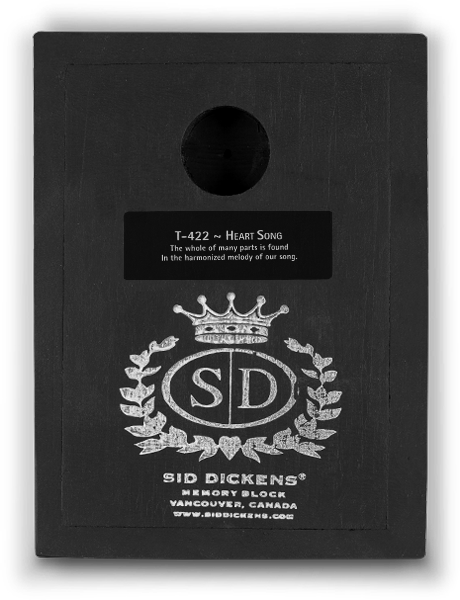 Miniatura: T-422  HEART SONG SID DICKENS MEMORY BLOCK