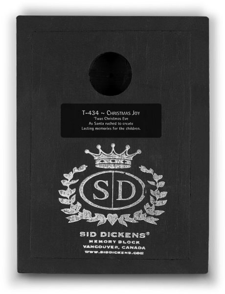 Miniatura: T-434 CHRISTMAS JOY SID DICKENS MEMORY BLOCK