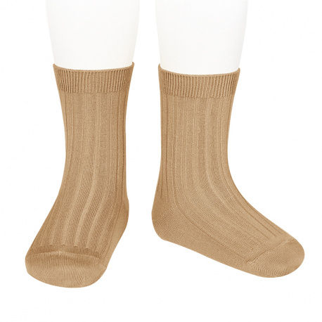 Miniatura: Calzino Condor a costine nuance beige