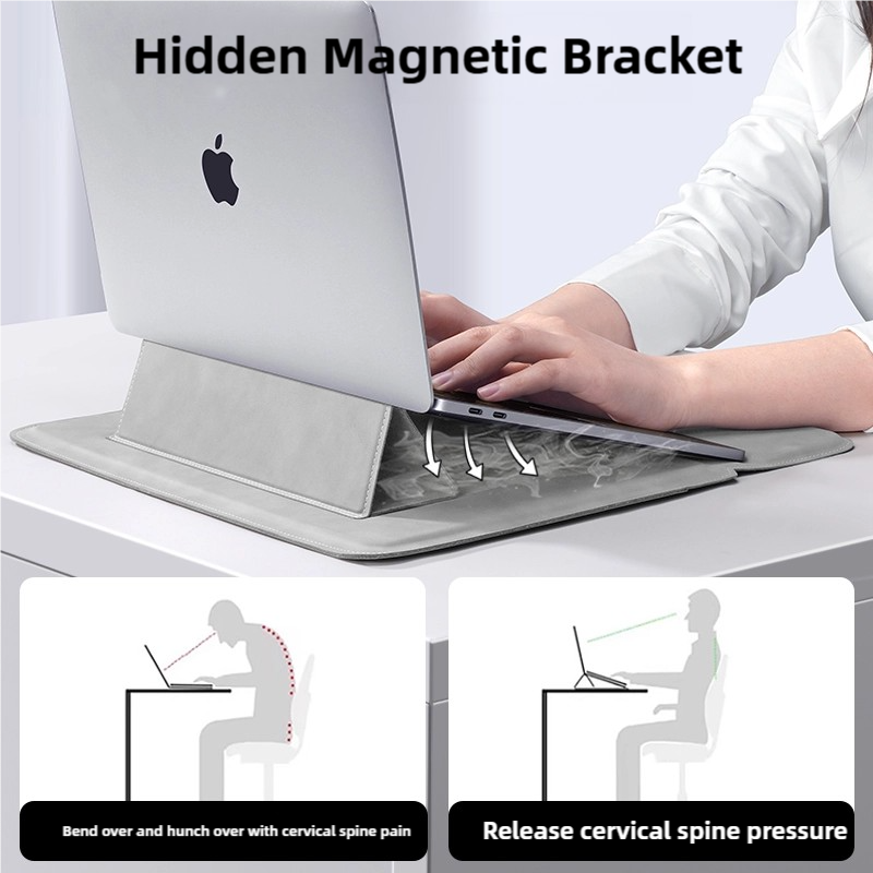 Thumbnail: Laptop Sleeve Case 13 14 15 15.6 Inch For Huawei HP DELL Liner Sleeve Bag For Ma