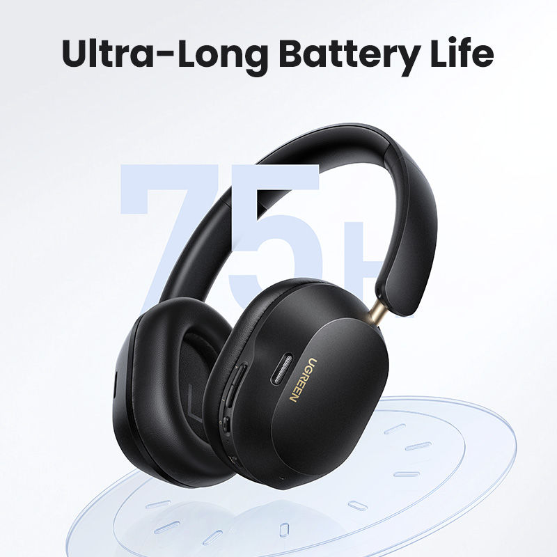 Thumbnail: Choice Wireless Bluetooth Headphones 43dB Hybrid Active Noise Cancellation Hi-Re