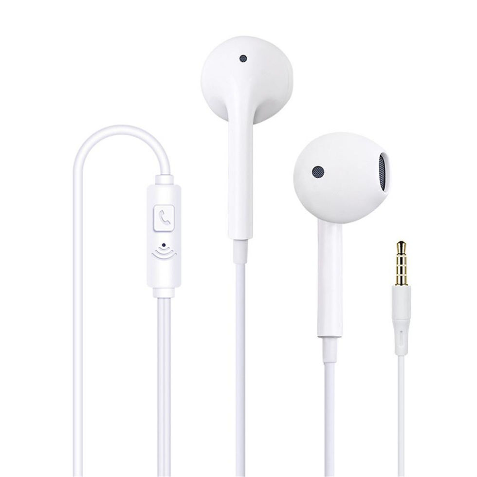 Thumbnail: 3.5mm Wired Headphone Noise Reduction In Ear Headset Wired Earphones With Microp