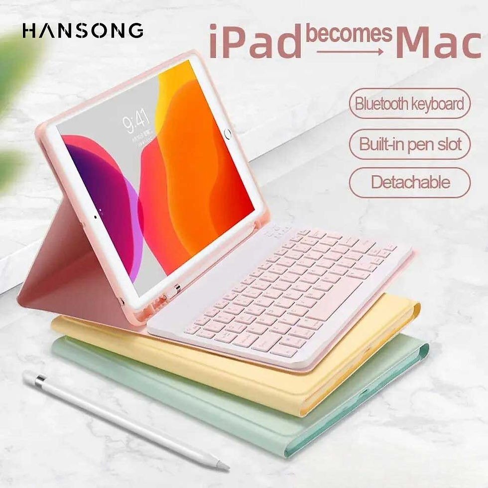 Thumbnail: For iPad Backlight Keyboard Case For iPad 10.2 9 8 7th Gen iPad 10th Air 3 10.5 