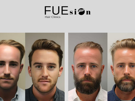 7 Days After Hair Transplant Pictures – What to Expect with FUEsion Hair Clinics