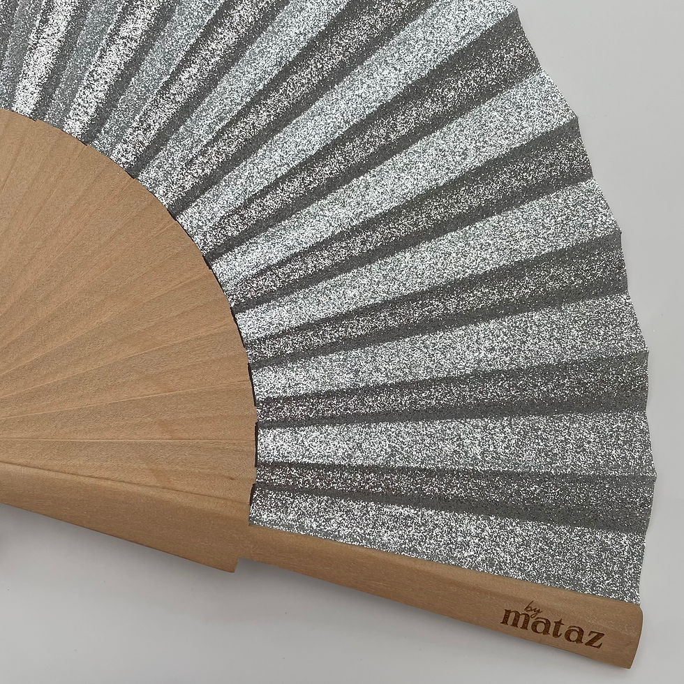 Thumbnail: SILVER SEQUIN FAN "MIRRORBALL"