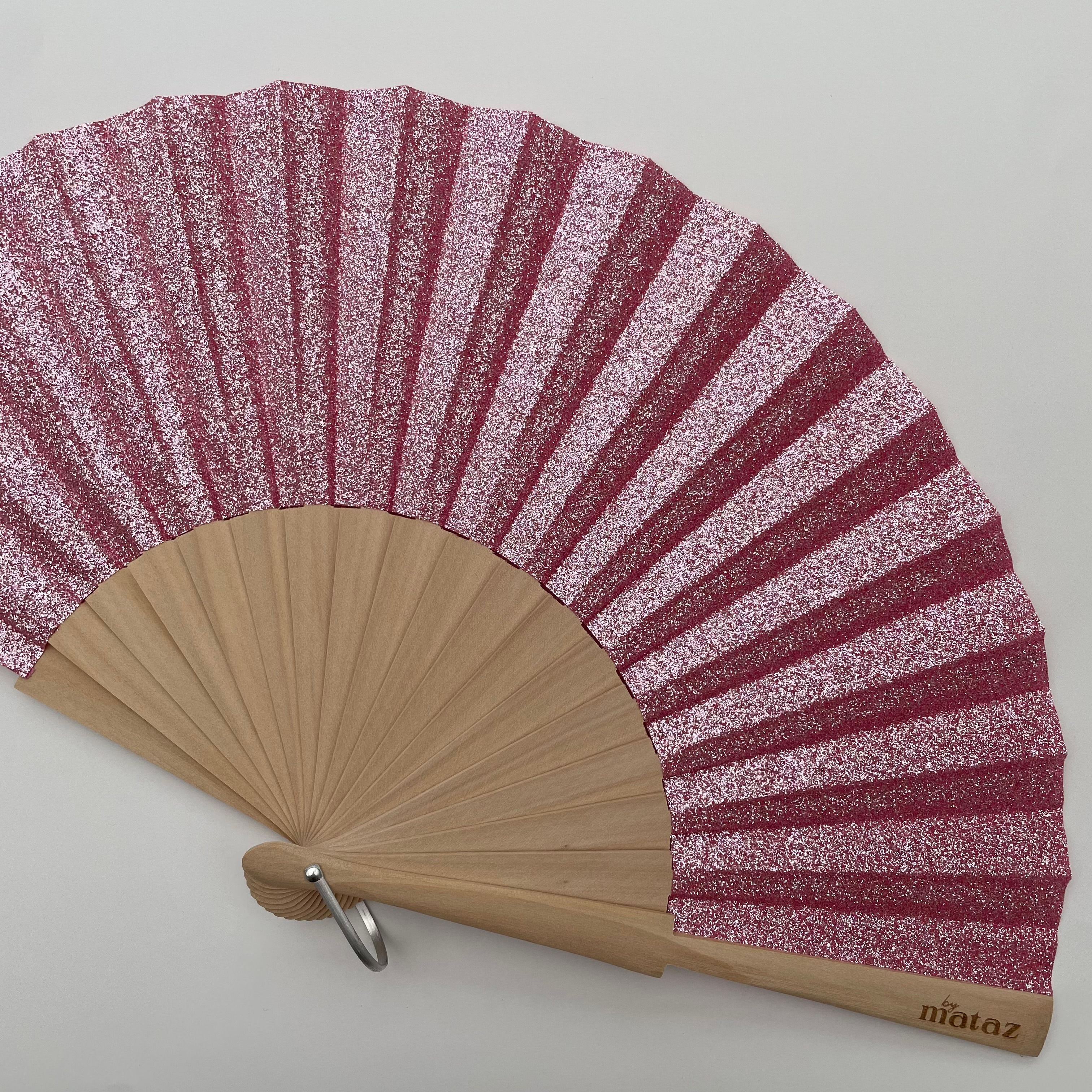 ÉVENTAIL PAILLETÉ MATERIAL GLOW