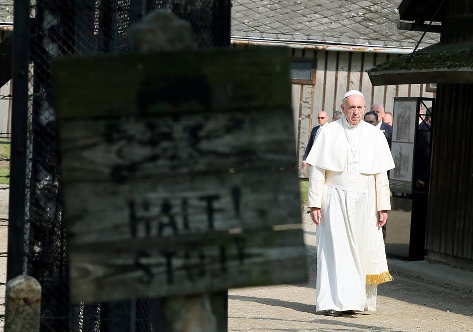 Visita do Papa Francisco a Auschwitz