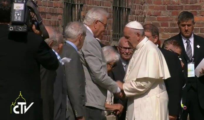 Visita do Papa Francisco a Auschwitz
