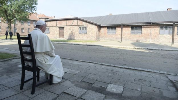 Visita do Papa Francisco a Auschwitz