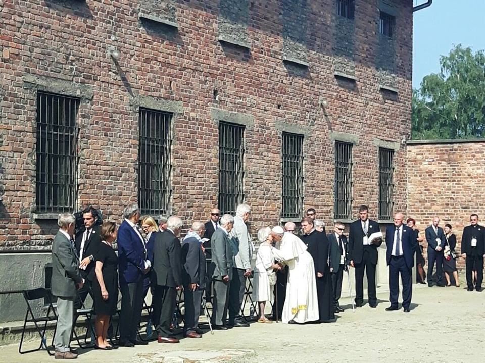 Visita do Papa Francisco a Auschwitz