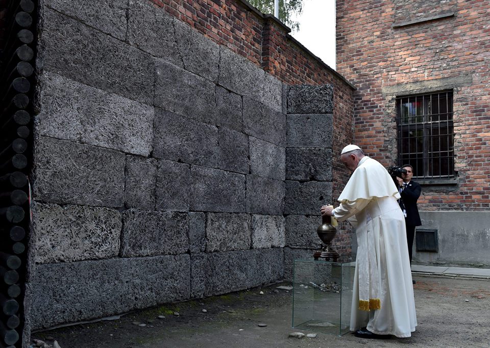 Visita do Papa Francisco a Auschwitz