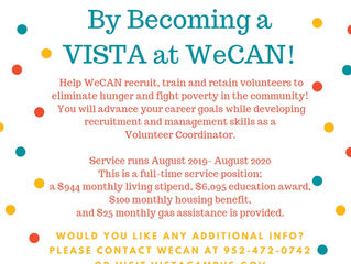 VISTA Opportunity at WeCAN