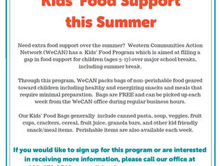 Summer Food Support Offered for Kids