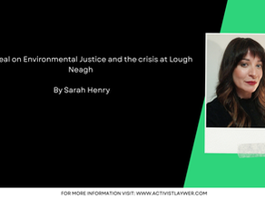 Laura Neal on Environmental Justice and the crisis at Lough Neagh