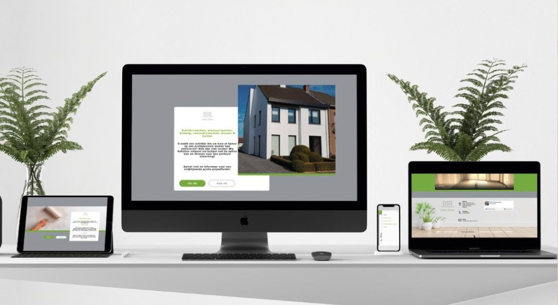 Responsief website ontwerp gemaak voor onze klant aan een goedkope prijs. Compatibel met alle schermen. Zelf aanpasbaar achteraf. 