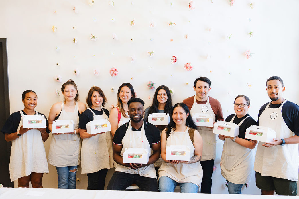 Cake Decorating Activation for Corporate Event and Team Building | Olesia Cake Studio | San Francisco