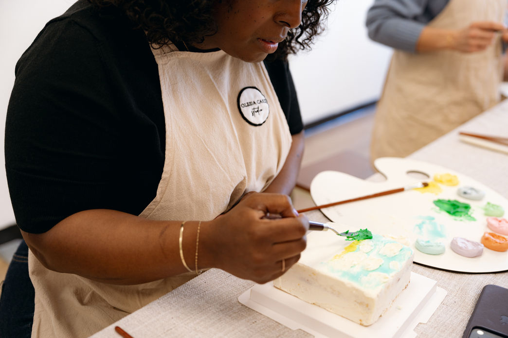 Cake Decorating Activation for Corporate Event and Team Building | Olesia Cake Studio | San Francisco