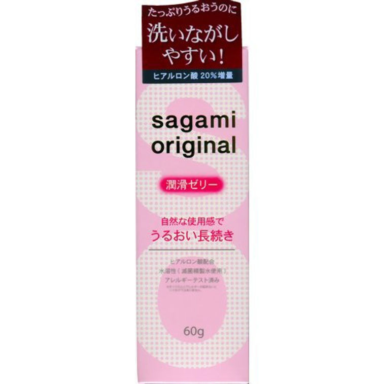 日本 SAGAMI 相模幸福润滑剂水溶性透明酸质润滑液60g SAGAMI Original Lubricating Gel 60g