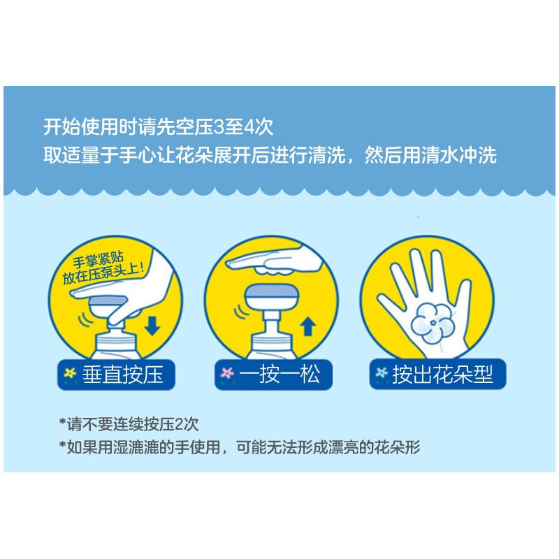 縮圖：日本KAO花王 BIORE碧柔 儿童除菌3D猫爪泡泡洗手液 Biore U Foam Stamp Hand Soap Paw Pad Shaped 250ml