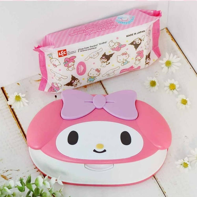 縮圖：日本LEC MY MELODY湿纸巾附盒 80片 LEC MY MELODY Wet Wipes 80sheets