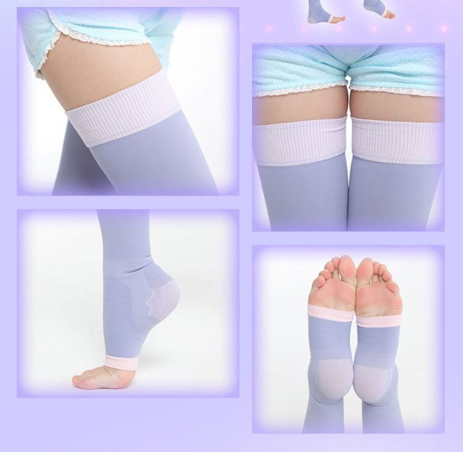 縮圖：DR.SCHOLL 纤腿袜睡眠型长筒袜 美体工具纤腿袜子 #M Size SCHOLL Medi QttO Sleep long Pressure Socks