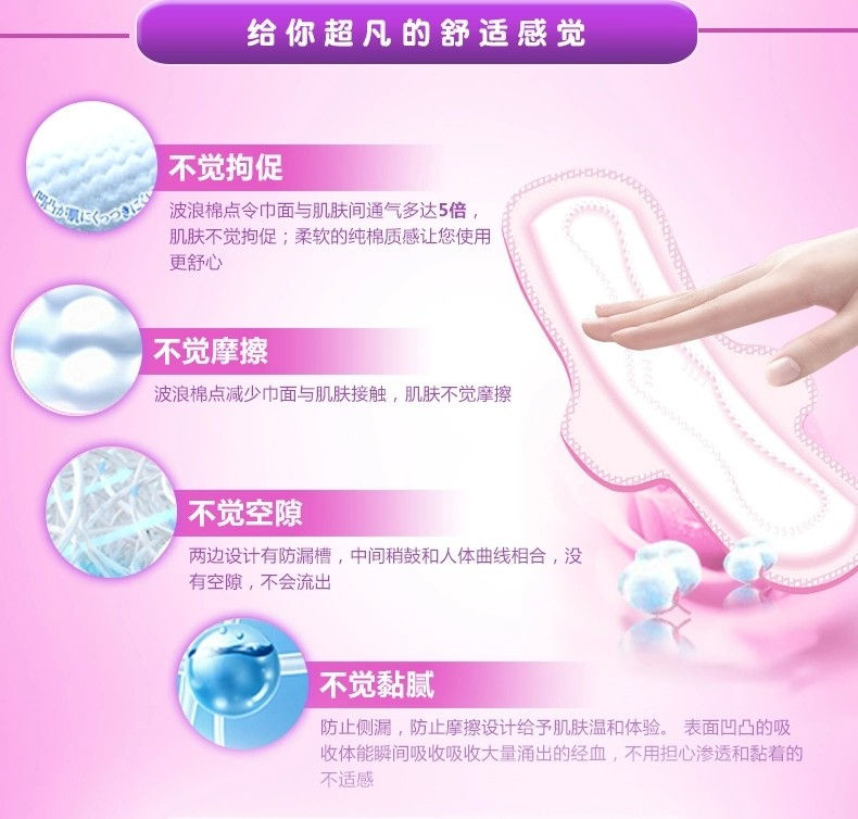 縮圖：KAO花王 Laurier乐而雅 F卫生巾日用带护翼 22.5cm20片 Happy Skin Heavy Regular Day Use with Wings