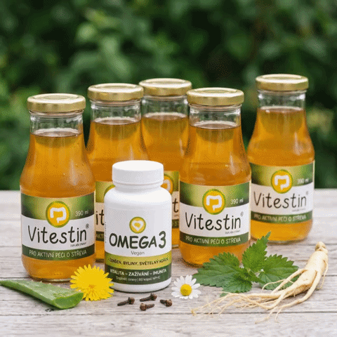 Vitestin a Omega: Váš denní rituál - střeva a zažívání
