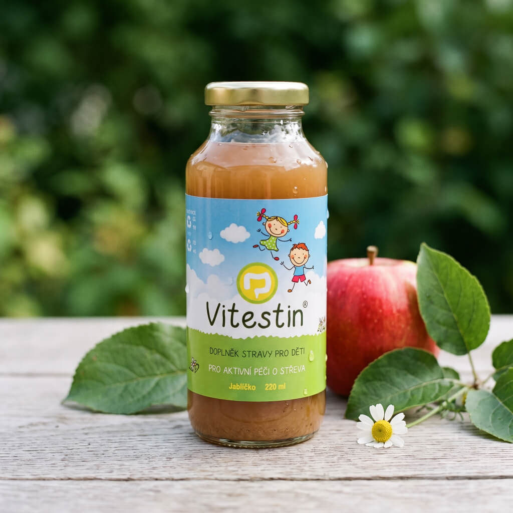 Vitestin® pro děti (220 ml) Jemná bylinná péče pro dětské bříško s jablkem