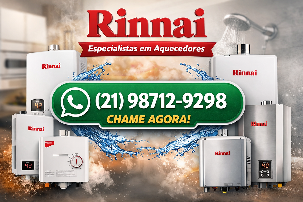 Conserto e Assistência Técnica de Aquecedor Rinnai no Rio de Janeiro – Técnico Hoje