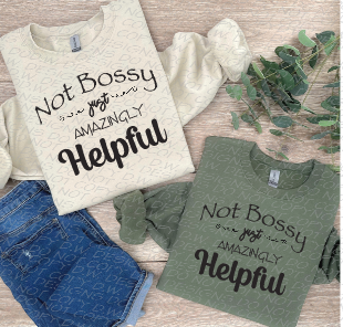 Not Bossy just helpful