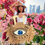 Thumbnail: Hand-painted Signature Eye Straw Bag