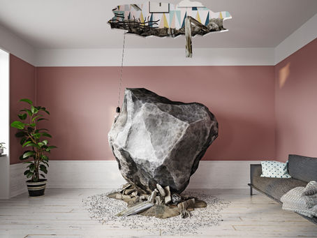 A Boulder Fell Through the Roof!