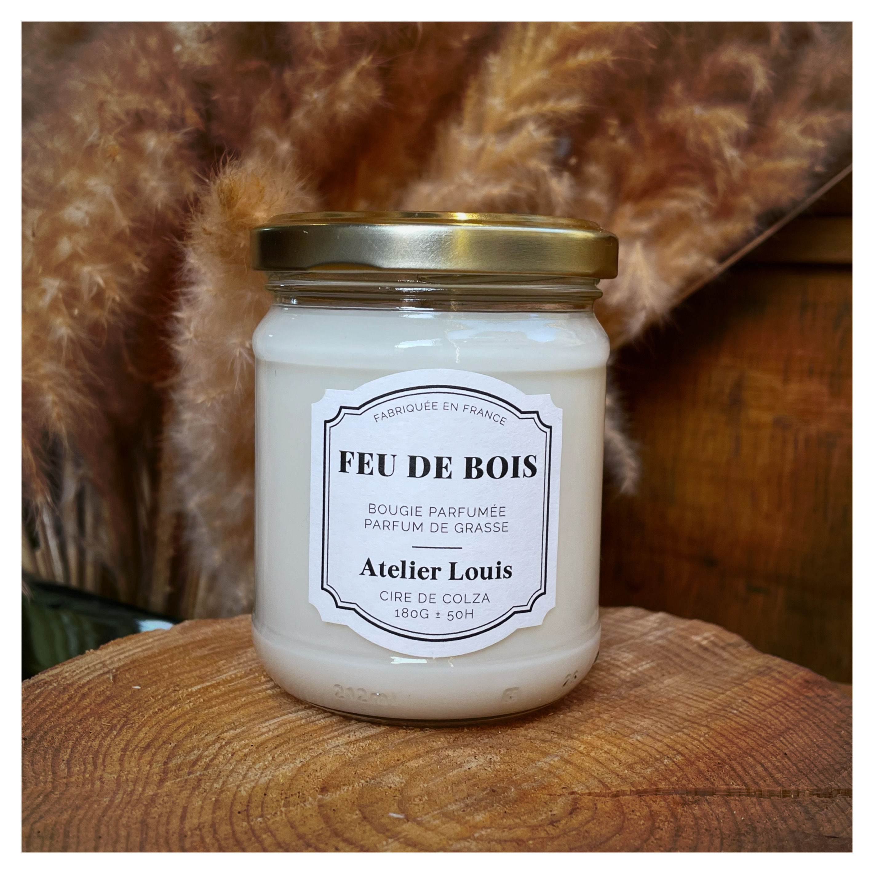 Bougie FEU DE BOIS