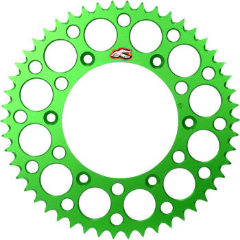 Rear Sprocket - Kawasaki - Green - 50 Tooth