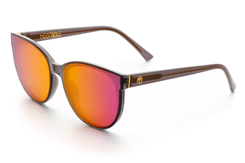 Carat Sunglasses: Quartz/ROSE GOLD LENS