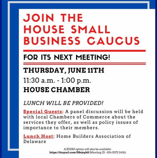 Join the House Small Business Caucus June 11 Meeting