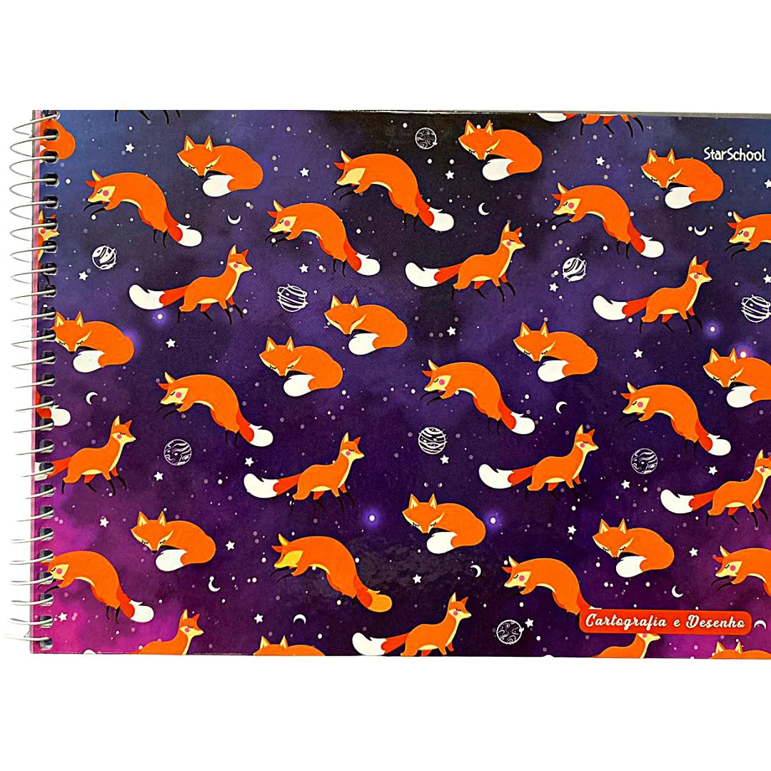 CADERNO DE DESENHO C/80 FLS DREAM STAR SCHOOL - JANDAIA