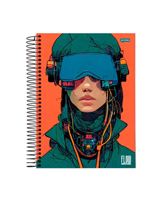 CADERNO UNIV 10M C/ 160 FLS FLOW