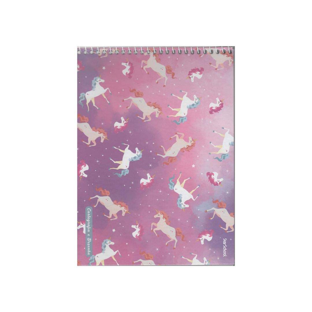CADERNO DE DESENHO C/80 FLS DREAM STAR SCHOOL - JANDAIA