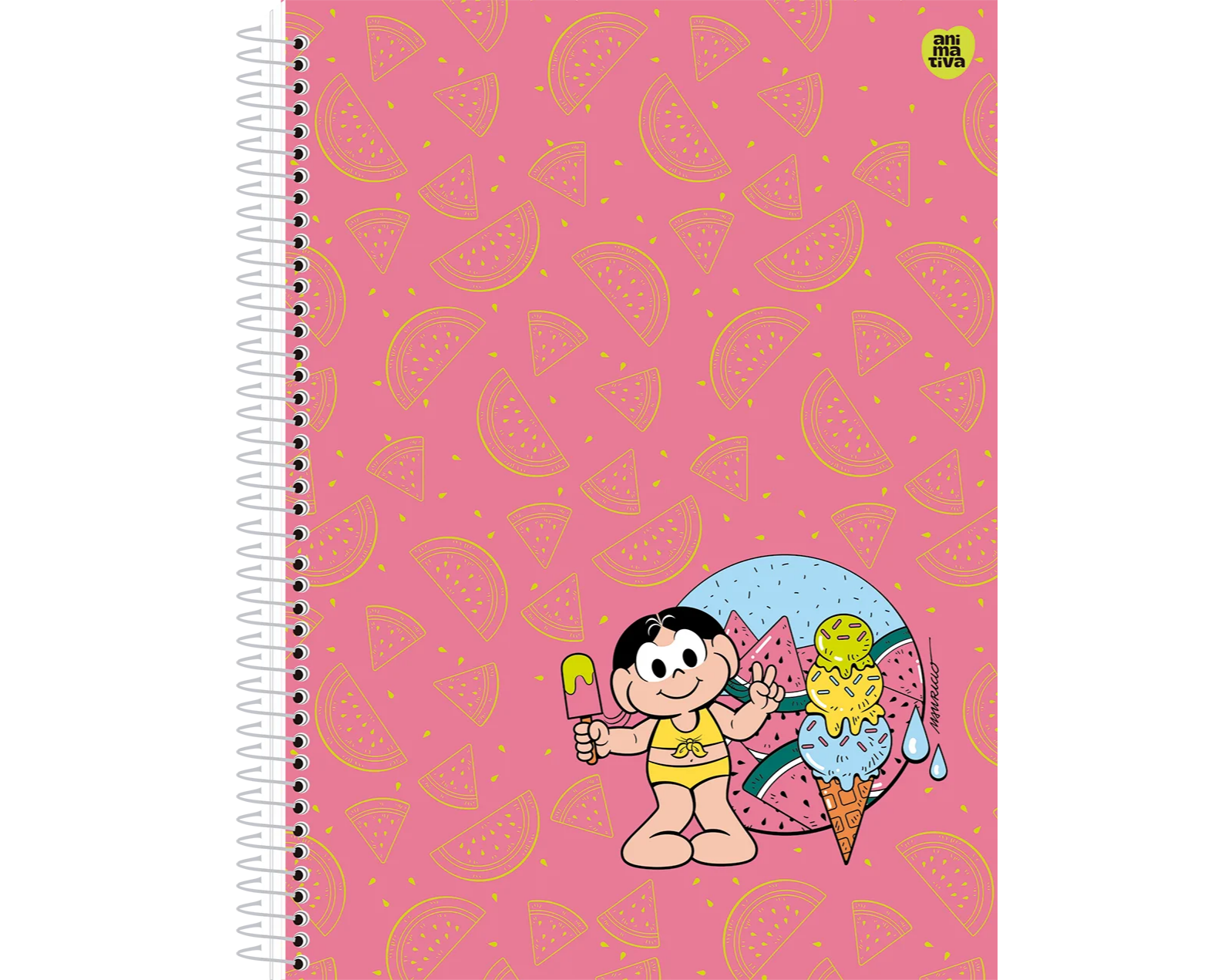 CADERNO UNIV 1M TURMA DA MONICA - ANIMATIVA