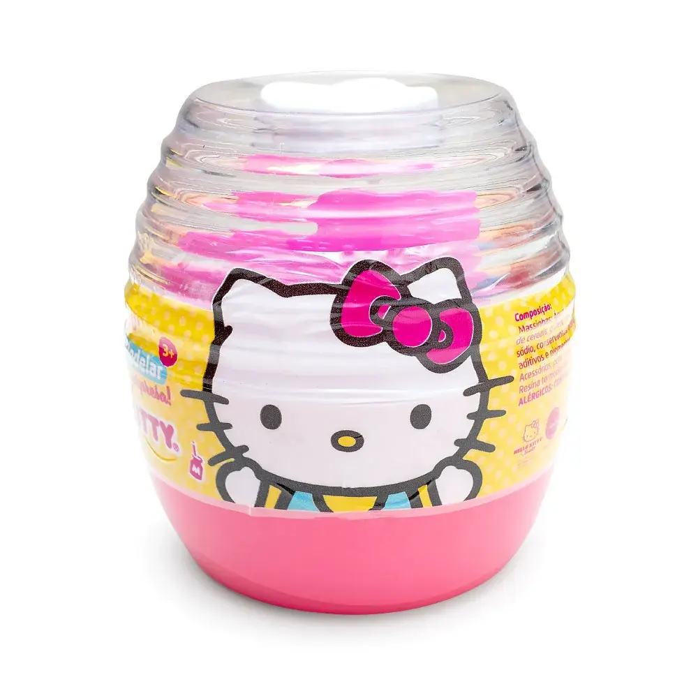 MASSINHA DE MODELAR BONECA SURPRESA HELLO KITTY - LEO E LEO