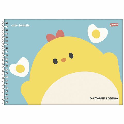 CADERNO DE DESENHO CUTE ANIMALS - JANDAIA