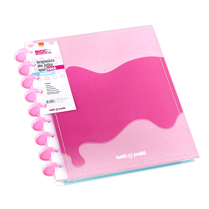 CADERNO DISCO TUTTI FRUTTI - BRW