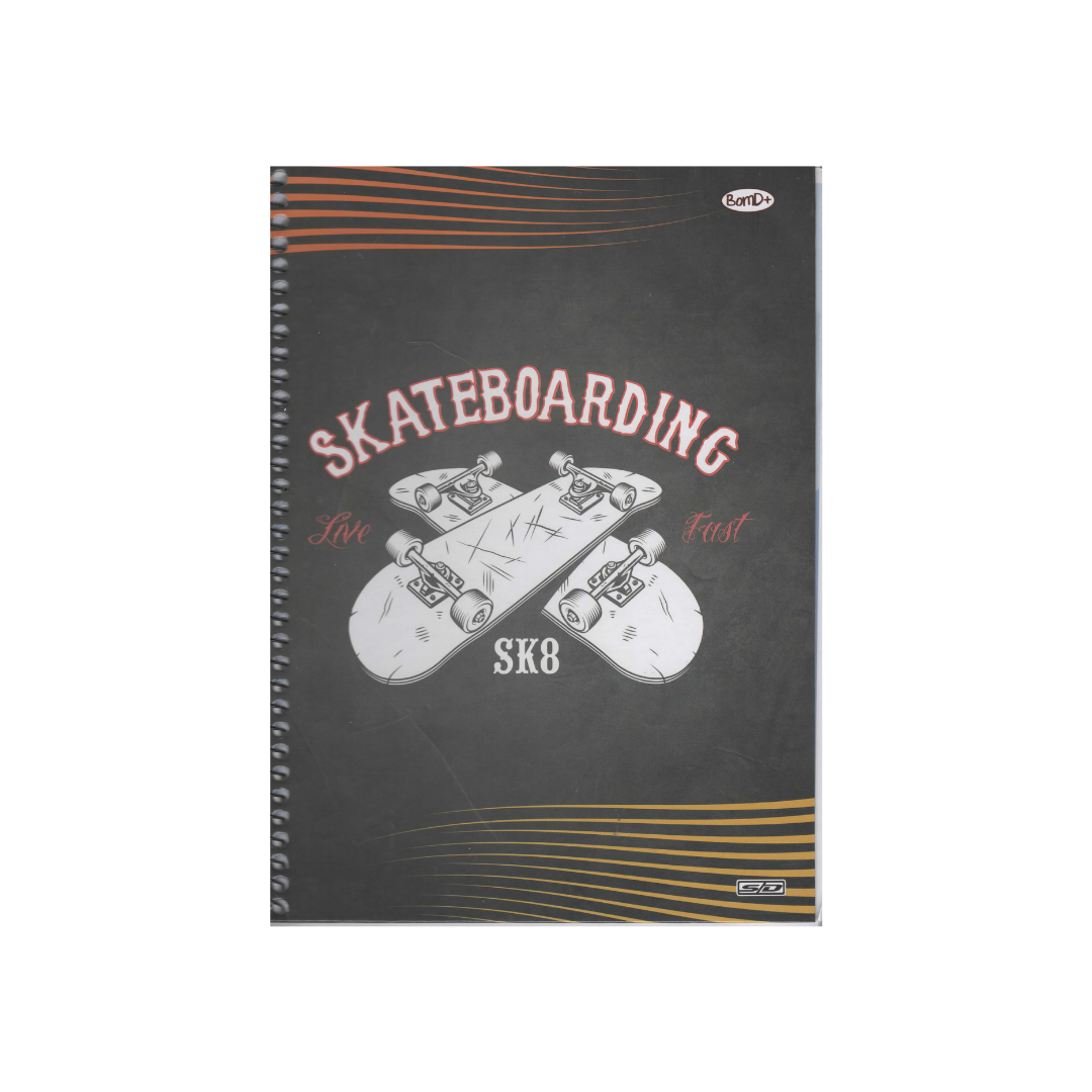 CADERNO UNIVERSITÁRIO CAPA DURA DE 1 MATÉRIA C/80 FLS BOMD+ - SÃO DOMINGOS