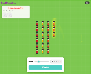 The Marching Band Formation: Master of Factors